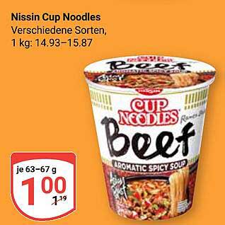 Nissin Cup Noodles Beef