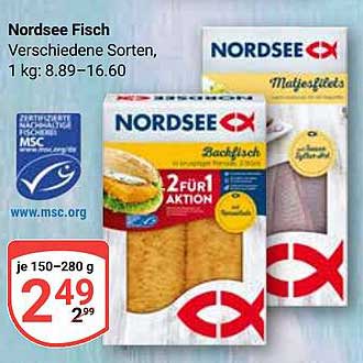 Nordsee Fisch – Verschiedene Sorten im Angebot