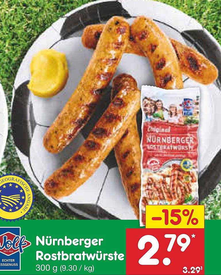 Nürnberger Rostbratwürste 300 g