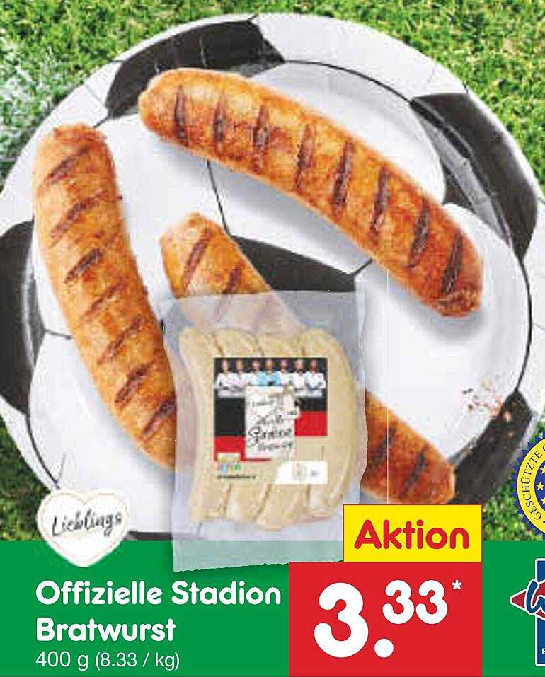 Offizielle Stadion Bratwurst 400 g