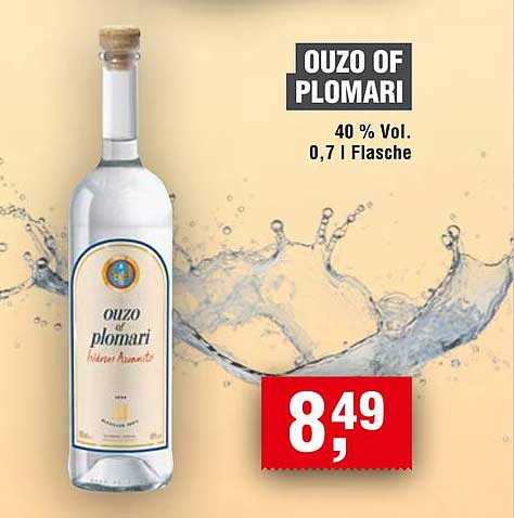 OUZO OF PLOMARI 0,7 l Flasche