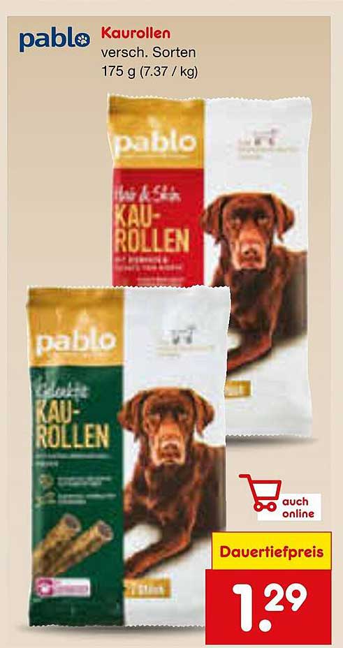 pablo Kaurollen verschiedene Sorten 175 g