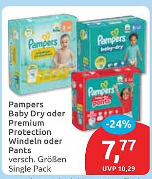 Pampers Baby Dry oder Premium Protection Windeln oder Pants