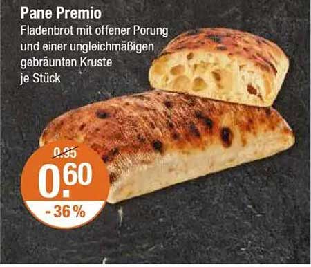 Pane Premio Fladenbrot mit offener Porung