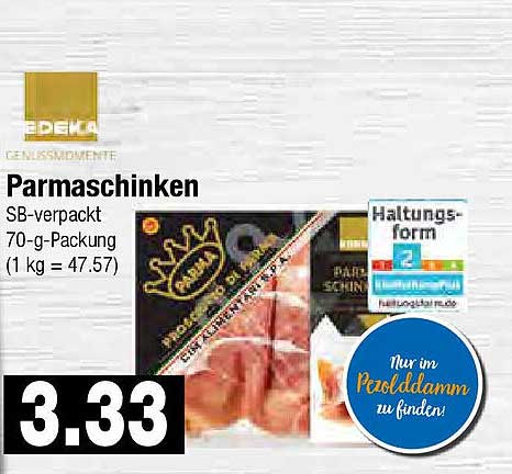 Parmaschinken SB-verpackt 70-g-Packung