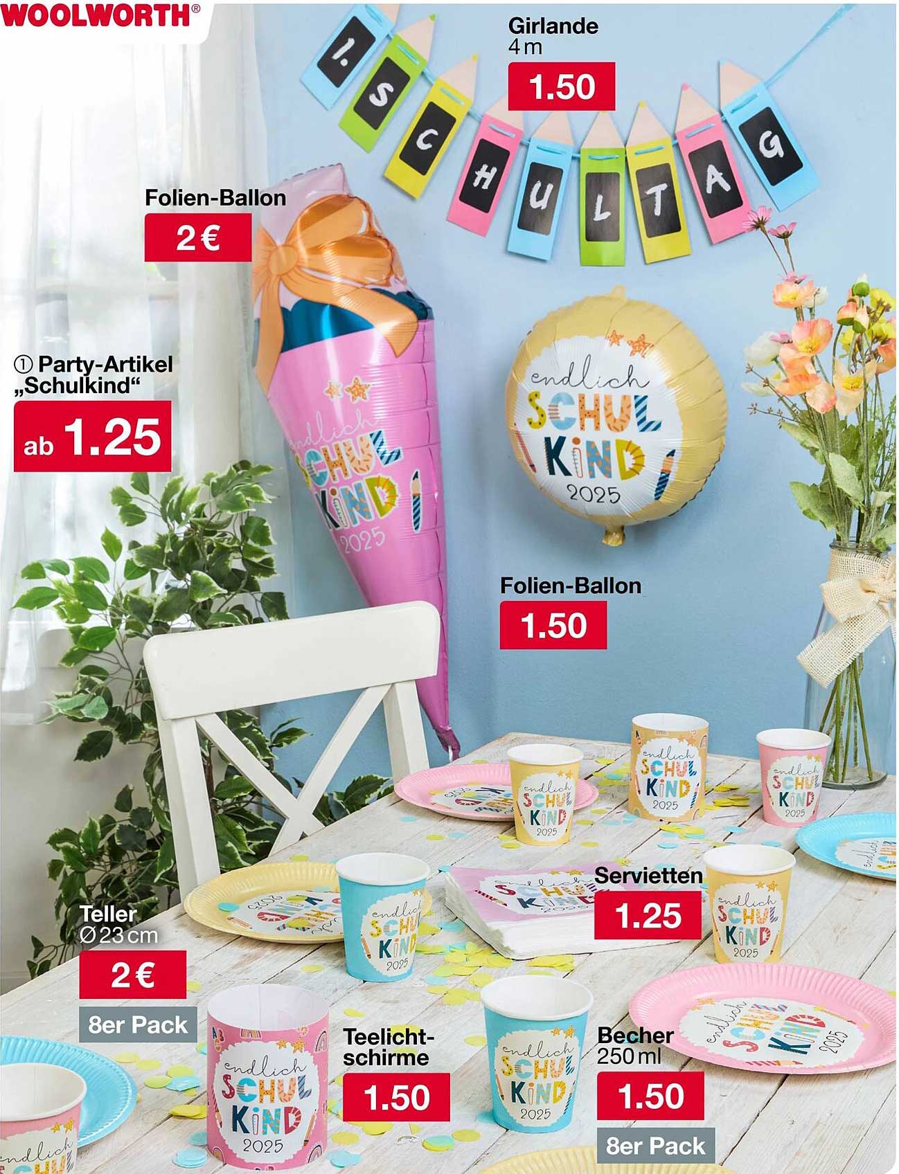 Party-Artikel »Schulkind« 2025