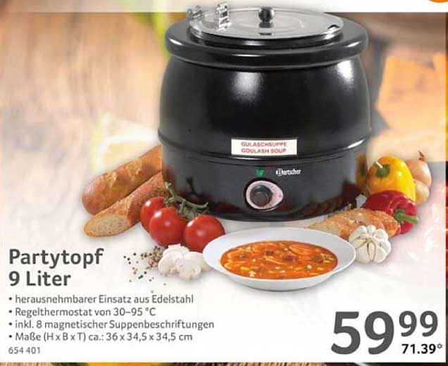 Partytopf 9 Liter
