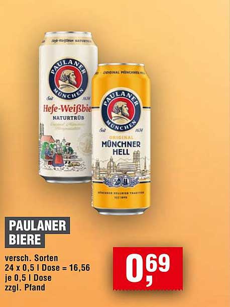 PAULANER BIER - Verschiedene Sorten
