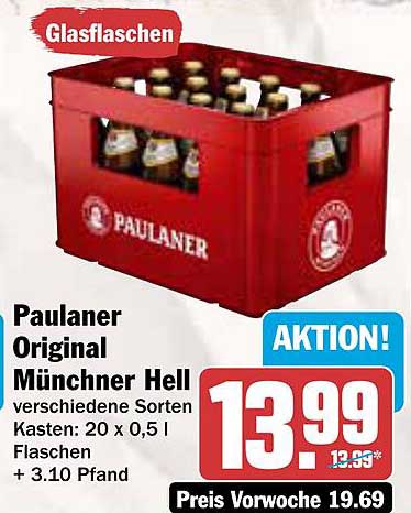 Paulaner Original Münchner Hell Kasten