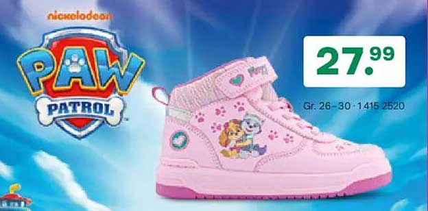 Paw Patrol Kinderhochschuhe in Pink