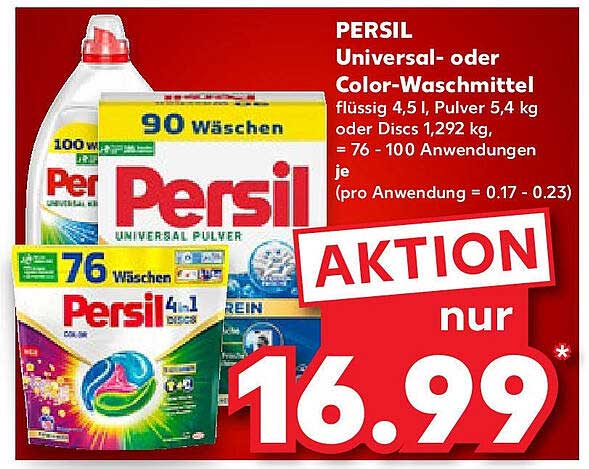 PERSIL Universal- oder Color-Waschmittel
