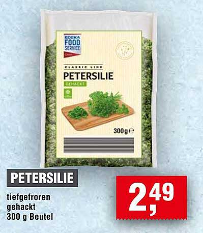 Petersilie tiefgefroren gehackt 300 g Beutel