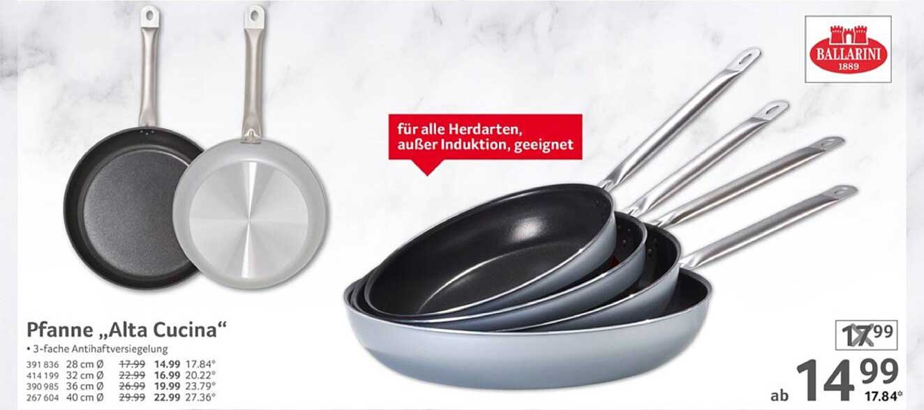 Pfanne „Alta Cucina“ mit 3-facher Antihaftversiegelung