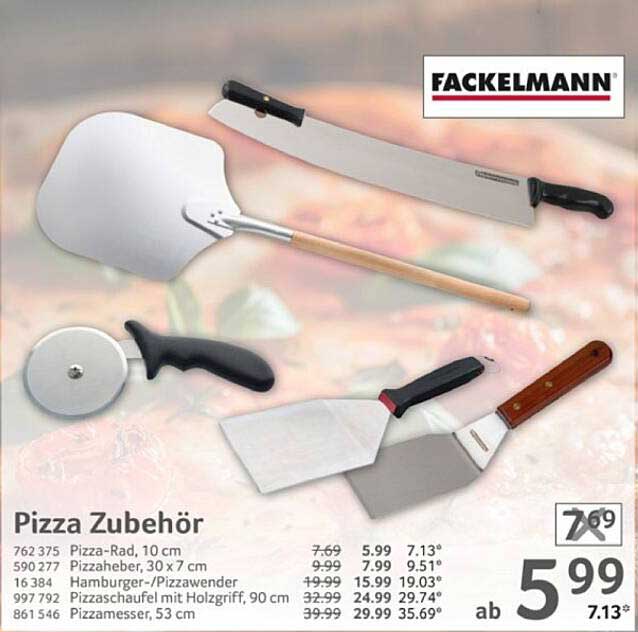Pizza Zubehör von Fackelmann