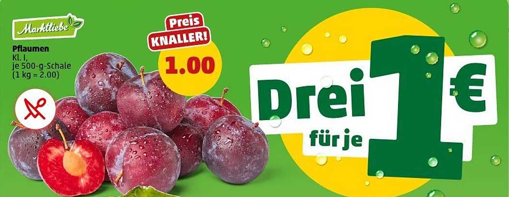 Plumenkracher: Drei für je 1,00 €!