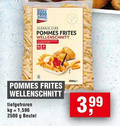 POMMES FRITES WELLENSCHNITT