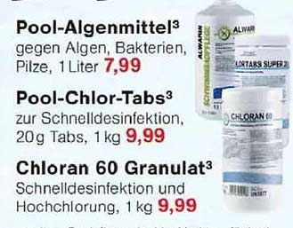 Pool-Algenmittel gegen Algen, Bakterien, Pilze, 1 Liter