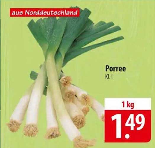 Porree aus Norddeutschland 1 kg