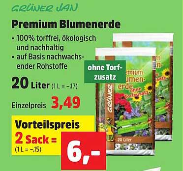 Premium Blumenerde
