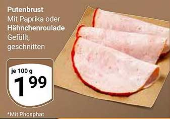 Putenbrust mit Paprika oder Hähnchenroulade - Gefüllt, geschnitten