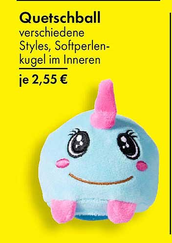 Quetschball verschiedene Styles, Softperlenkugel im Inneren