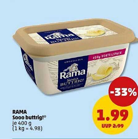 RAMA Sooo buttrig! 400g