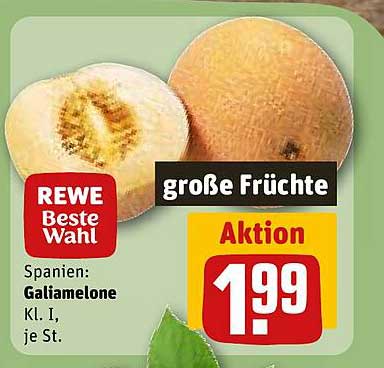REWE Beste Wahl Galiamelone aus Spanien, je St.