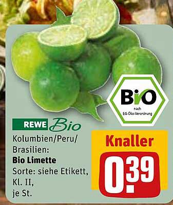 REWE Bio Limette - frisch und gesund