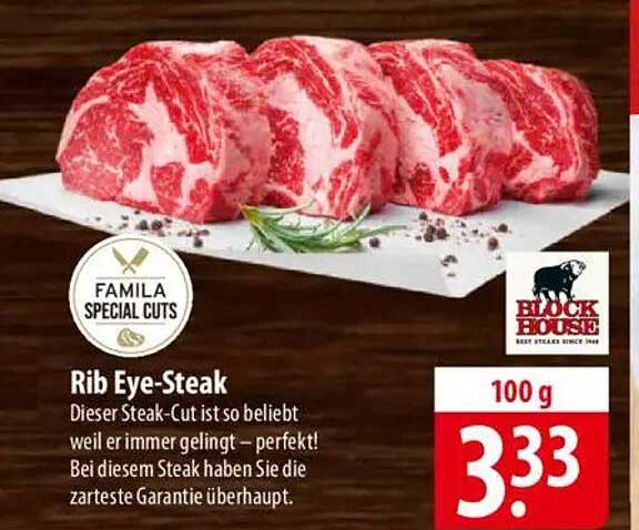 Rib Eye-Steak - Famila Special Cuts