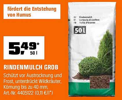 Rindenmulch Grob 50L