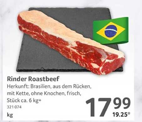 Rinder Roastbeef - Brasilianische Spezialität