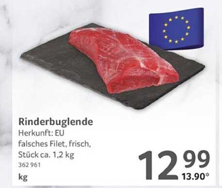 Rinderbuglende - Frisches Filet aus der EU