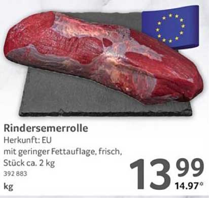 Rindersemerrolle - Frisch aus der EU