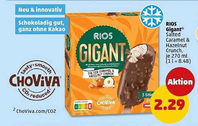 RIOS Gigant* Salted Caramel & Hazelnut Crunch, 270 ml