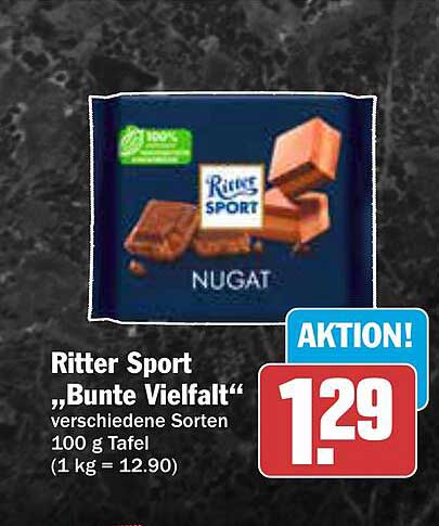Ritter Sport „Bunte Vielfalt“ 100 g Tafel