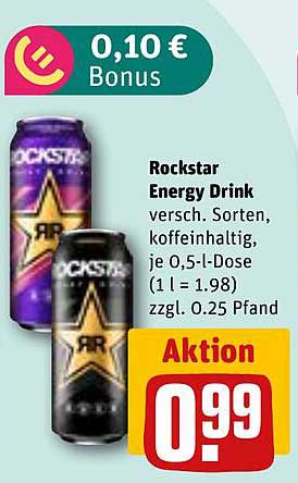 Rockstar Energy Drink – Aktionspreis