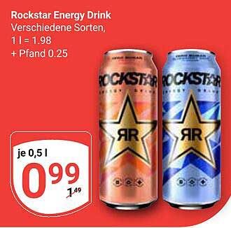 Rockstar Energy Drink, verschiedene Sorten