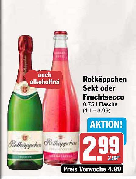 Rotkäppchen Sekt oder Fruchtsecco 0,75 L Flasche