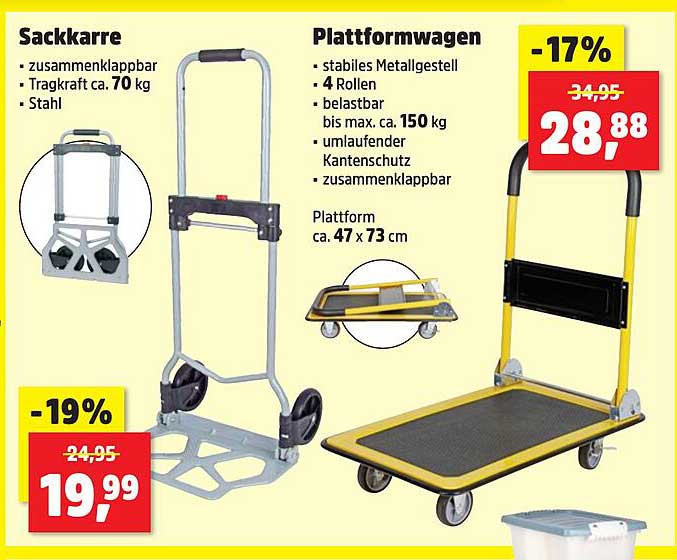 Sackkarre und Plattformwagen – Praktische Lösungen für den Alltag
