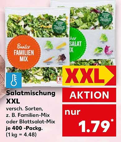 Salatmischung XXL - Aktionspreis für Frische und Vielfalt