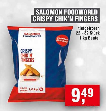 SALOMON FOODWORLD CRISPY CHIK’N FINGERS