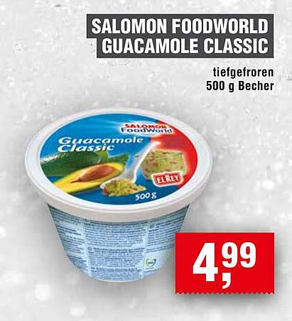 SALOMON FOODWORLD GUACAMOLE CLASSIC 500 g Becher
