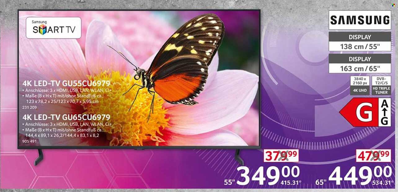 Samsung 4K LED-TV GU55CU6979 und GU65CU6979
