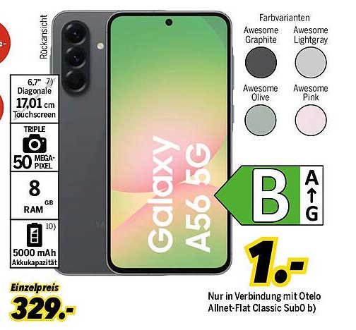 Samsung Galaxy A56 5G – Das Smartphone der Zukunft