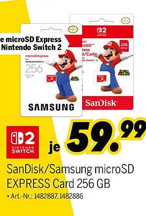 SanDisk/Samsung microSD EXPRESS Card 256 GB