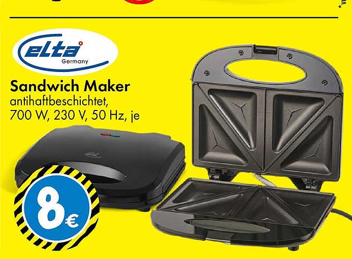 Sandwich Maker von elta