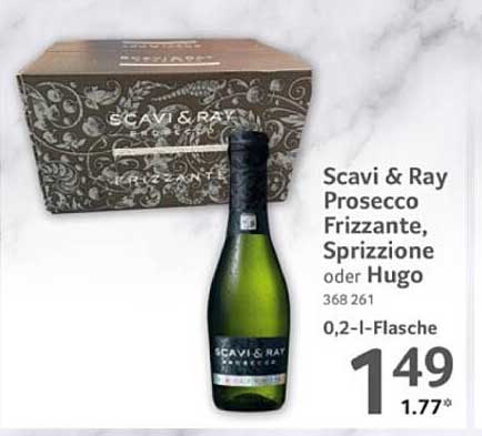 Scavi & Ray Prosecco Frizzante, Sprizzione oder Hugo