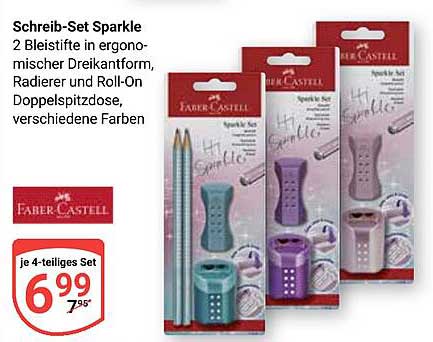 Schreib-Set Sparkle von Faber-Castell