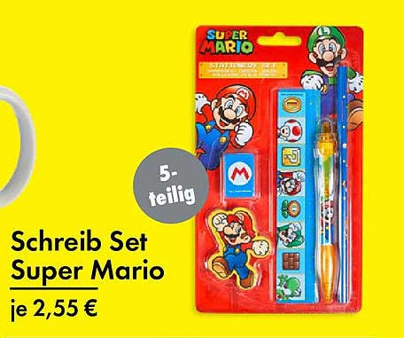 Schreib Set Super Mario