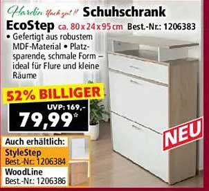 Schuhschrank EcoStep - Platzsparend und Stylisch